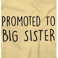 thumbnail image 2 of Promoted Big Sister Expecting Sibling Bodysuit Jumper Girls Infant Baby Brisco Brands 12M, 2 of 6