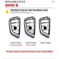 thumbnail image 2 of Car Key Case Cover Key Bag For Bmw G20 F20 G30 X5 X4 X3 X1 G05 X6 Accessories Car-Styling Holder Shell Keychain Protection, 2 of 8