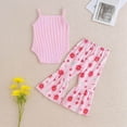 thumbnail image 7 of Toddlers Kids Girls Boys Summer Clothes Outfits Kids Cotton Short Sleeve Shirt Shorts Set,Soft 6-24 Months 2T 3T 4T 5T 6T 7T 12-24 Months, 7 of 7