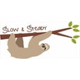 thumbnail image 4 of Sloth Piggy Bank, Cartoon Style Australian Wildlife Mammal on Tree Branch Slow Steady Phrase, Ceramic Coin Bank Money Box for Cash Saving, 3.6" X 3.2", Tan Chestnut Brown, by Ambesonne, 4 of 4