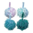 thumbnail image 2 of leaveforme 4Pcs Shower Bath Sponge Shower Loofahs Balls,Body Scrubber Shower Balls for Body Wash Bathroom Men Women, 2 of 8