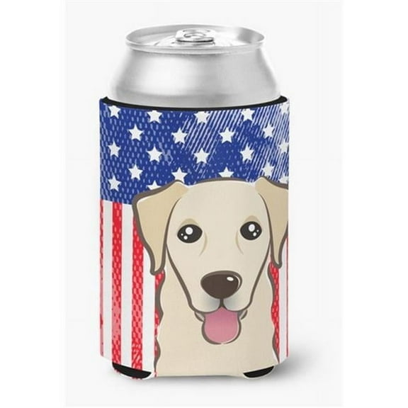 American Flag & Golden Retriever Can or Bottle Hugger