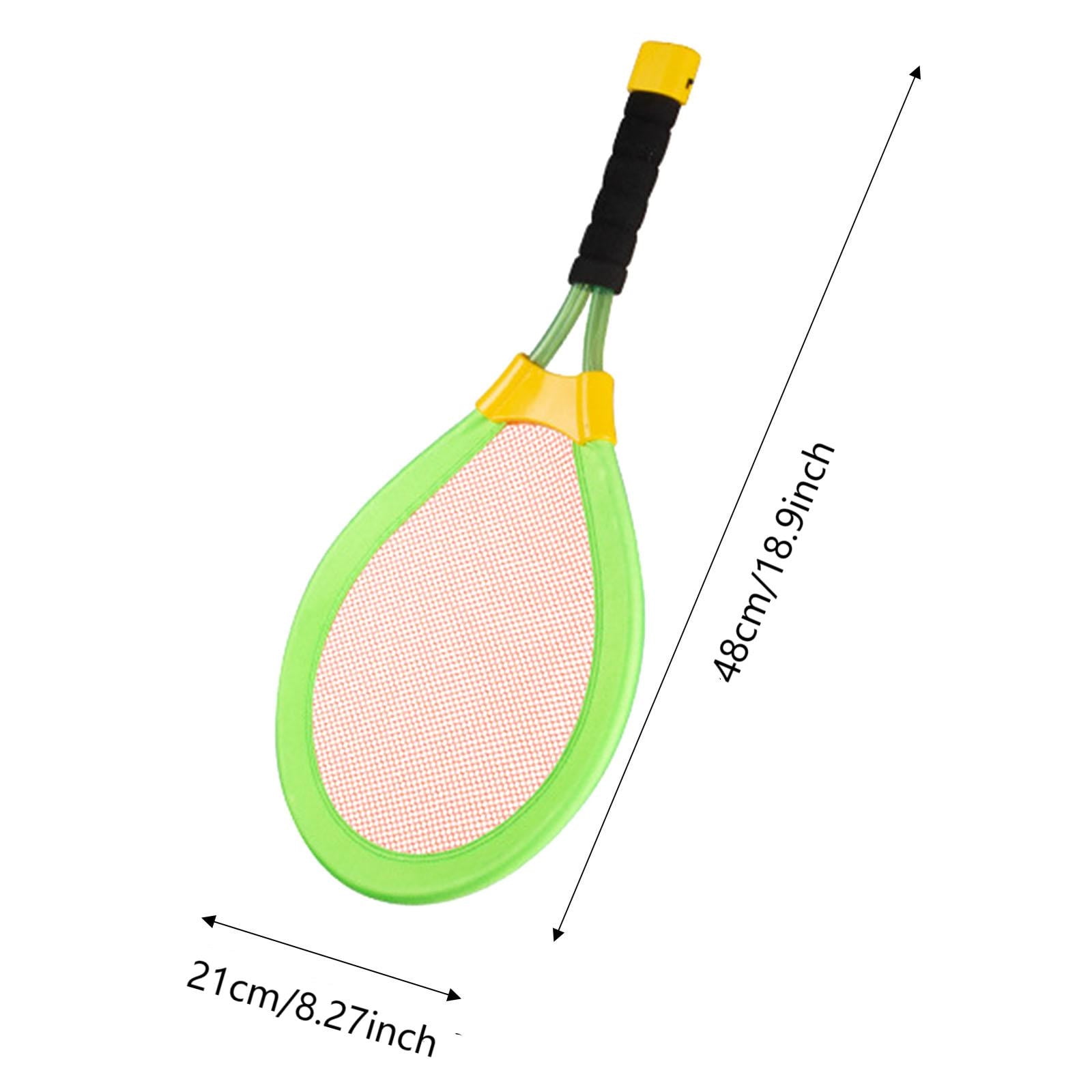 Kids Tennis Badminton Set for Beginners Lightweight Junior Youth Training with Shockproof Grip Indoor Outdoor Sports Toys