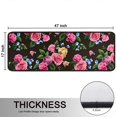 thumbnail image 5 of Kitchen Rugs Sets Of 2,Pioneer Flower Floral Print Pattern Anti Fatigue Kitchen Mat Rugs Non Slip Washable,Decorative Kitchen Floor Mats for Kitchen,Sink,Laundry,17"x47"+17"x47", 5 of 5