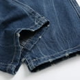 thumbnail image 3 of Men Casual Straight Loose Fit Comfort Jeans Men's Slim Fit Jeans Denim Pants Streetwear Mens Fashion Skinny Jeans Bootcut Jeans for Men , XL&Light Blue, 3 of 7