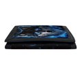 thumbnail image 5 of CHAQLIN Blue Wolf Galaxy Lightweight Trifold Card Wallet, Polyester Trifold Handbag Slim Children's Clutch Money Bag for Outdoor School, 5 of 7