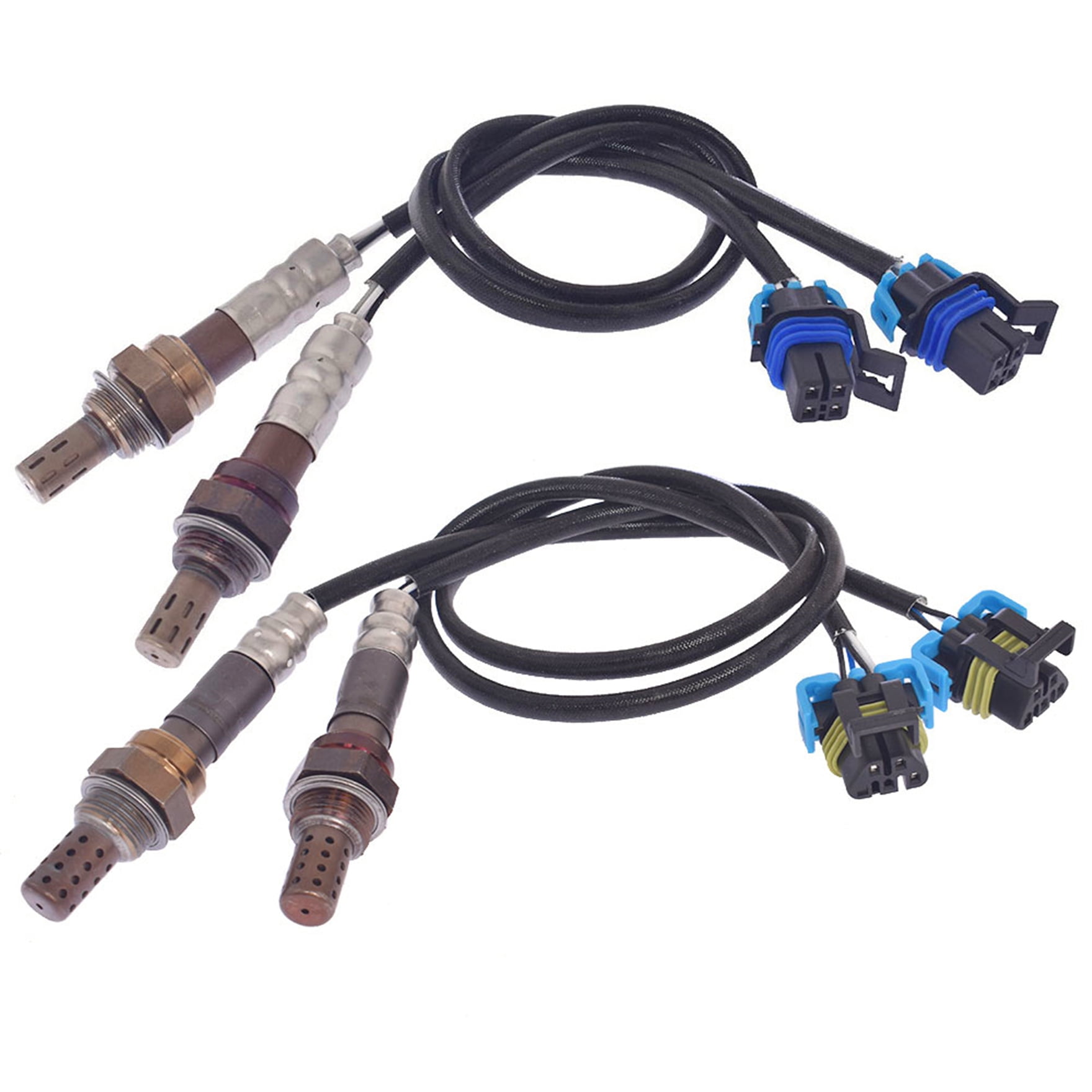 LABLT 4Pcs Upstream Downstream Oxygen O2 Sensor Replacement for 2003-2006 Cadillac Escalade GMC Yukon Hummer Chevrolet Silverado Suburban Sierra 234-4669+234-4407