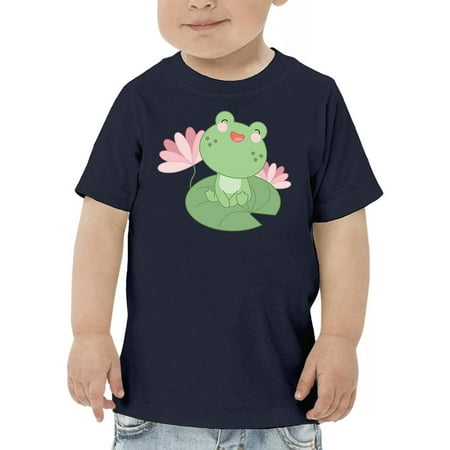 

Cute Frog On A Water Lily Leaf T-Shirt Toddler -Image by Shutterstock 3 Toddler