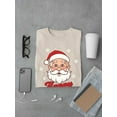 thumbnail image 3 of Happy Holidays Santa - Festive T-shirt Men's, 3 of 3