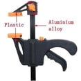 thumbnail image 3 of 4-inch Woodworking Clamp Work Bar Clamp Clip for Woodworking Spreader Gadget DIY Tool Clutch Tools Jig Accessories (Size : 4 inches), 3 of 5
