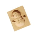 thumbnail image 2 of Cookie Cutter Shortbread Bake DIY Mold Carved Wooden Gingerbread Mold, 2 of 6