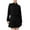 Black, variant on Womens Casual Sports 2 Piece Outfits Lounge Sets Athletic Zip up Jackets and Pleated Tennis Skirt Golf Workout Outfits