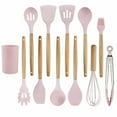 thumbnail image 2 of Kitchen Cooking Utensils Set, 33 pcs Non-Stick Utensils Spatula Set ,Wooden Handle Silicone Kitchen Gadgets, 2 of 2