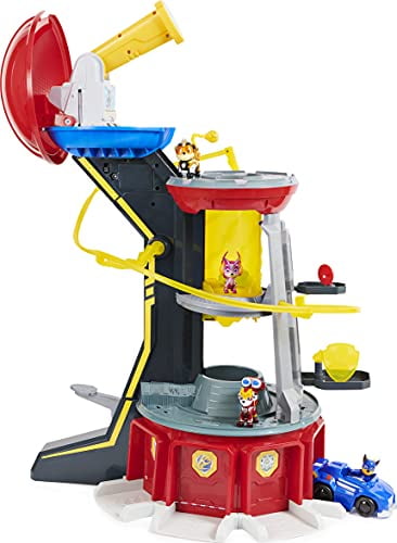 paw patrol mighty lookout tower cars