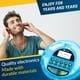 thumbnail image 5 of Reproductor de CD KLIM Nomad Azul Transparente Bluetooth AUX Radio FM, 5 of 7