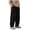 Black, variant on Product Category Men's Cargo Pants - Practical Mid Seam Patchwork Cargo Trousers for Casual Everyday Wear Men's Casual Cargo Pants