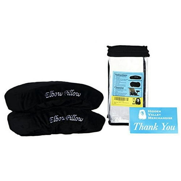 Elbow Pillow Jumbo Memory Foam Arm Rest 2 Pad Set