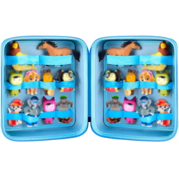 Funda de almacenamiento PAIYULE compatible con figuras de Tonies, color azul