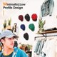 thumbnail image 4 of 2/4/10pcs Baseball Cap Rack Self-Adhesive Wall Mount Supports For Hats Clothes Holder, 4 of 5