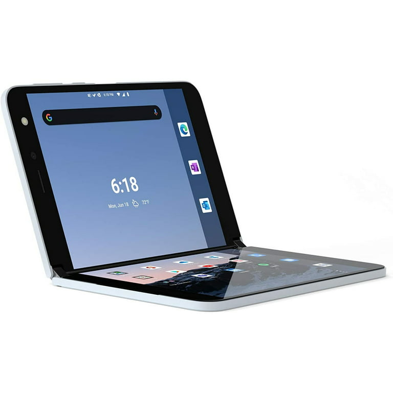 Microsoft Surface Duo 256GB (Locked AT&T) Folding 2 Screen Smartphone -  Glacier TGM-00001 