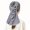 B, variant on Women's Floral Turban Hat with Lace Cross Forehead Design Lightweight Elegant Headwrap for Casual & Special Occasions