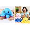 thumbnail image 2 of Pulpo Reversible de peluche. Peluches  Azul-Negro, 2 of 2