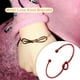 thumbnail image 5 of Sonducket Brazalete de brazo, joyería de Metal, exquisito brazalete para mujer, adorno para el cuerpo, adorno de mano, para brazos con forma Ropa, zapatos y accesorios Miscelánea Nudo, Rojo, 5 of 6