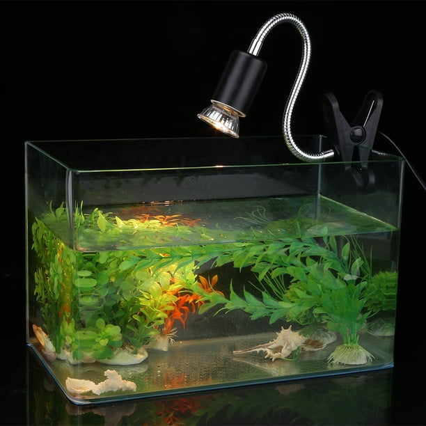 YLSHRF Adjustable Heating Light Holder Aquarium Clamp Lamp Fixture for