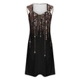 thumbnail image 4 of WILLBEST Robe Women Robe de Plage Mode Rayée Sans Manches Dos Nu Camisole Plage Mini, 4 of 5