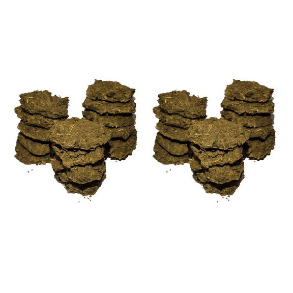 Pack of 30 Cow Havan Cakes Agnihotra Desi Puja Pooja Supplies Prayer