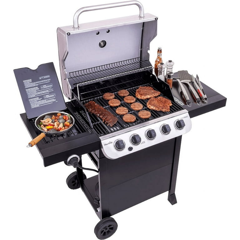 Char Broil 463347518 Performance 5 Burner Gas Grill Walmart