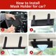 thumbnail image 4 of porta pañuelos para coche, caja de pañuelos para visera, caja de pañuelos de cuero para coche, soporte para mascarilla, estuche para guardar pañuelos de papel para visera., 4 of 5