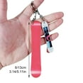 thumbnail image 5 of Tiny Snowboard Keychain Light Weight Acrylic Keyring Key Organiser Accessory For Ski Enthusiast Student Backpacks Charm, 5 of 14