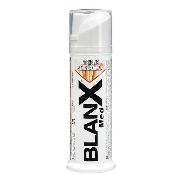Pasta dental BLANX Med eliminadora de manchas sin abrasivos 75 ml