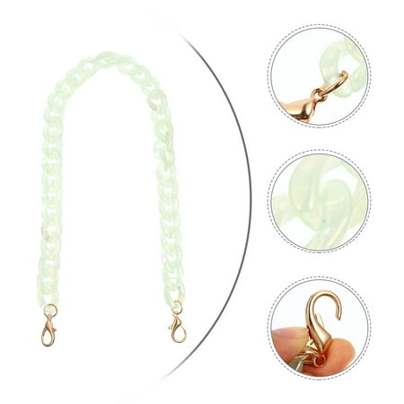 

1Pc Versatile Chic Bag Chain Rainbow Fish Bone Chain Jewelry Bag Shoulder Strap