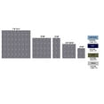 thumbnail image 2 of Furnish My Place Diamond Pattern Area Rug - 2 ft. x 4 ft., Dark Grey, Rug with Geometric Style, 2 of 2