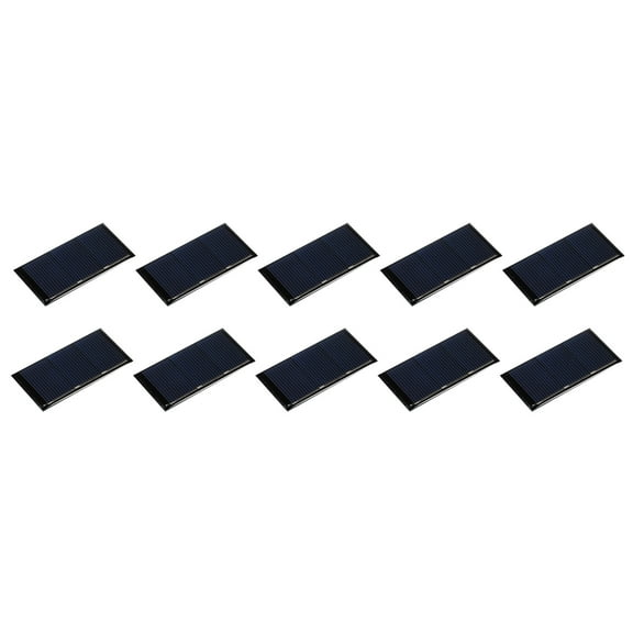 Mini Solar Panel Cell 1.5V 160mA 0.24W 60mm x 30mm for DIY Project Pack of 10