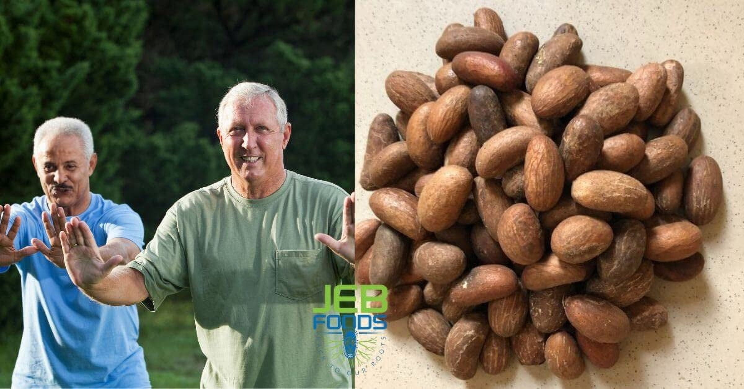 JEB FOODS African Bitter Kola Nuts, Bitter Kola Retro Garcinia, Petit Cola Nut, Obi Abata Cola Nut (8oz)