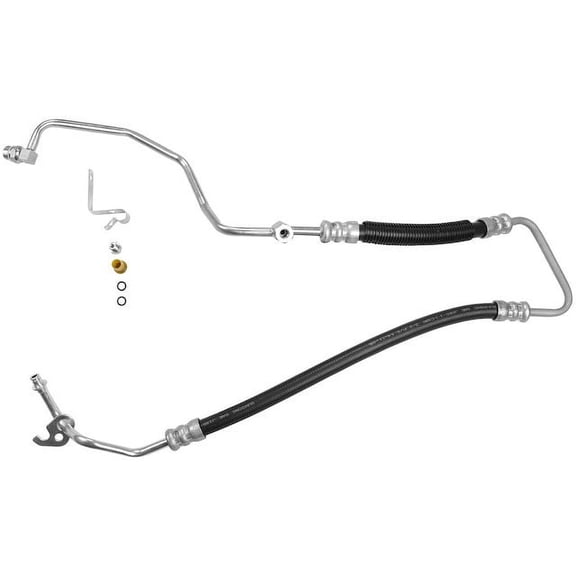 Power Steering Pressure Line Hose Assembly - Compatible with 2002 - 2006 Ford Expedition 5.4L V8 2003 2004 2005