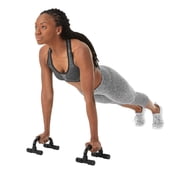 Athletic Works Sturdy Push-up Bars, Pair, Black