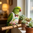 thumbnail image 6 of Reusable Bird Diaper Flight Suit with Adjustable Straps Leakproof Lining for Cockatiel Parrot Pigeon Conure Sun Parakeet Macaw(Pink,XS), 6 of 8