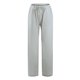 thumbnail image 4 of Pantalones anchos con cordón para mujer, de algodón liso y cintura elástica, para uso informal, 4 of 8