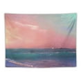 thumbnail image 5 of PRATYUS Pink Ocean Tapestry Beach Tapestry Pink Sea Sky Moon Tapestries Wall Hanging for Teen Girl Women Bedroom College Dorm Living Room Aesthetic Decoration Painting, 5 of 6