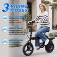 thumbnail image 5 of OwnGold Electric Folding Bike for Adults,14" Ebike 500W Peak Motor,20MPH,432Wh Removable Battery,30 Miles Range for City Commuter,UL2849, 5 of 8
