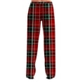 thumbnail image 3 of Adult Fashionable Loose Christmas Printed Casual Pants, Loungewear Sleep Pants with Drawstring Elastic Waist for Home and Comfortable Wear,Red,M, 3 of 5