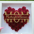 thumbnail image 1 of Wooden Flower Display Case Memory Shadow Box Frame Birthday Gifts for Mom Grandma, 1 of 3