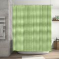 thumbnail image 7 of Shower Curtain, Green Gingham Washable Shower Curtain for Bathroom, Waterproof Bathroom Shower Curtain Set with Hooks Long Shower Curtain 72x72in Home Decor, 7 of 7