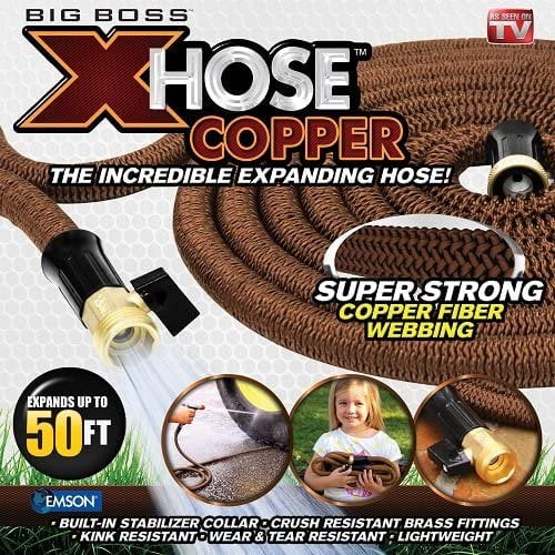 XHOSE PRO Garden Hose Water Hose 50ft Copper