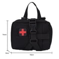 thumbnail image 3 of Kits de primeros auxilios de nailon 100D, bolsa médica, herramienta de emergencia para exteriores, bolsa EDC (negro), 3 of 3