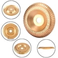 thumbnail image 3 of Juego de 4 discos de carburo de tungsteno para amolar madera, ideales para dar forma, lijar y cortar. Compatibles con amoladoras angulares de 115 mm o 125 mm., 3 of 5